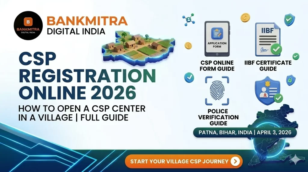 CSP Registration Online 2026 Process for Village